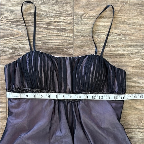 Nicole by Nicole Miller Women's Size 12 High Low Formal Dress Purple Bubble Hem - Picture 7 of 14